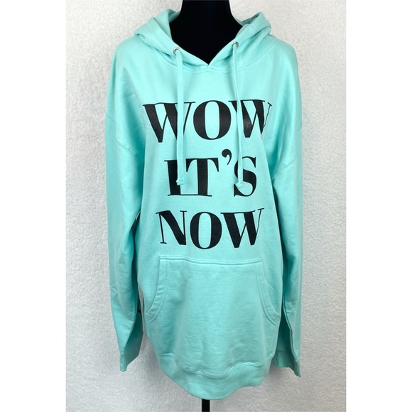 Light Blue “Wow It’s Now” Antarctica 2022 Pullover Hoodie - Picture 3 of 12